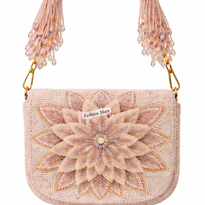 Designer Handmade Beaded Purse Womens Luxury <b>Party</b> And Cocktail <b>Bag</b> - Product Image 1