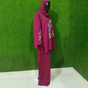 Women Fashionable and Comfortable Professional Muslim <b>Bikini</b> Swimwear with Front Print Custom Logo <b>Sizes</b> & Colors Quick Dry - Product Image 3