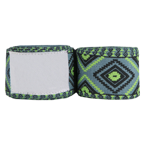 Bandages de boxe en tissu 100% coton de haute qualité, style professionnel, avec logo personnalisé imprimé, pour la protection. - Product Image 1