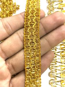 Fancy Design 38mm Polyester Shining Sequin Metallic Braid Trim for Decoration Deals in Wholesale - Product Image 6
