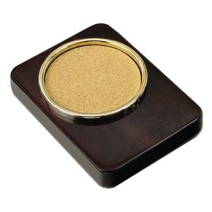 Ensemble de dessous-de-verre en noyer massif, style moderne minimaliste, accessoire de table en bois pour la maison et le bureau - Product Image 3