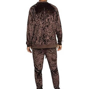 Soft <b>Velour</b> 2-Piece Baggy Sport Sweatsuits Winter Casual Joggers <b>Tracksuit</b> Outfit Sweat Suits with Baggy Sport Outfits - Product Image 4