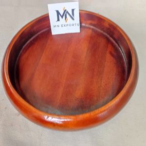 Premium Quality Eco-Friendly Handcrafted Storage Trays Bamboo Wooden Modern Multifunction Serving Tray bowl Single - Product Image 5