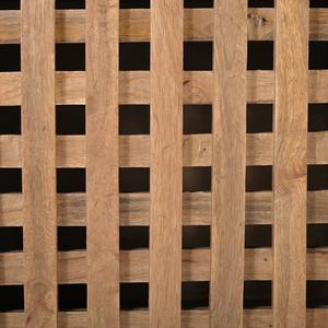 Meuble TV moderne en bois de noyer massif avec rangement, design flottant, style farmhouse contemporain, meuble multimédia pour salon, durable - Product Image 3