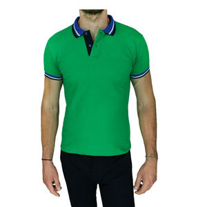 <b>Men</b> Pure Cotton Plain Top Short Sleeve Polo Tee <b>T</b>-<b>shirt</b> - Product Image 2