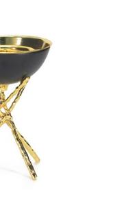 เตาเผากำยานทรงกลมแบบโมเดิร์น สีดำด้านและสีทอง ดีไซน์แบบอาหรับ สำหรับใช้ในบ้านและเป็นของขวัญในตะวันออกกลางและอ่าวเปอร์เซีย - Product Image 4