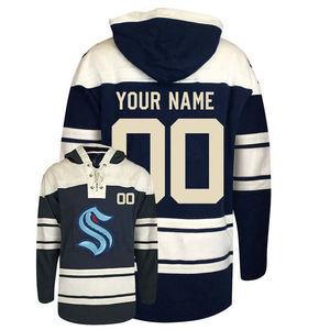 2025 Digital Print Custom OEM 100% Polyester Long Sleeve Quick Dry Breathable Ice Hockey <b>Hoodie</b> for Men - Product Image 2