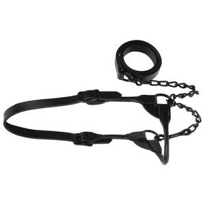 Haute qualité Premium cuir noir spectacle de magie bétail licou bétail licou pour vache et veau spectacle de magie bétail - Product Image 4