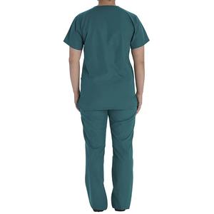 Tenues d'hôpital et accessoires médicaux : Ensembles à manches courtes, col montant, personnalisables avec logo OEM, en polyester, pour femmes - Product Image 2