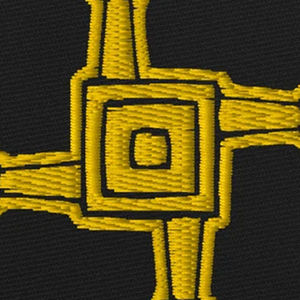 Insignias de diseño personalizado bordadas a mano de alta calidad Parches bordados a mano personalizados de alta calidad Insignia de nombre - Product Image 6