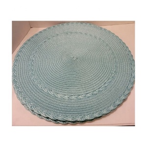 Diamantes de imitación fijos de alta calidad 100% algodón orgánico para la cocina bordada rectangular definitiva lista para enviar envío rápido mantel - Product Image 5