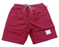 Short de surf pour homme à imprimé animal, 1 pièce, couleur unie, séchage rapide, imperméable, maille fine