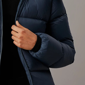 Blouson d'hiver slim pour homme, col montant, logo frontal, séchage rapide, respirant, vêtement d'extérieur, personnalisable, vente en gros - Product Image 2