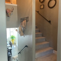Rampe d'escalier tuyau Loft industriel intérieur