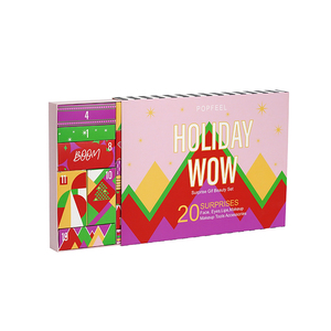 Wholesale 24 Compartment Custom Advent Calendar <b>Box</b> Foldable <b>Empty</b> Christmas Countdown Blind <b>Box</b> Packaging - Product Image 1