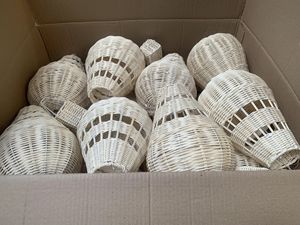 100% Rattan Ball Rustic Handmade Holiday Ornament, Rattan Ball Perfect for Tree, Rattan <b>Sock</b>, and <b>Cozy</b> Rattan Home Decor - Product Image 5