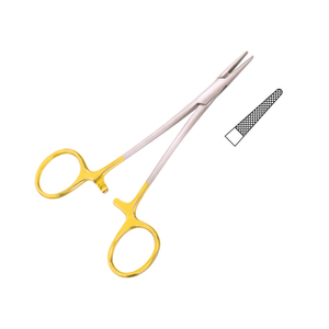 Soporte de aguja HALSEY "TC" de alta calidad, instrumentos quirúrgicos de acero inoxidable de 12,0 cm de Volgocare International - Product Image 3