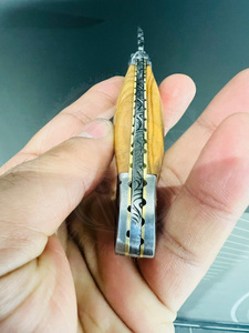 Couteau à steak pliant multifonction Laguiole français, couteau de poche d'extérieur, support personnalisé ODM/OEM - Product Image 5