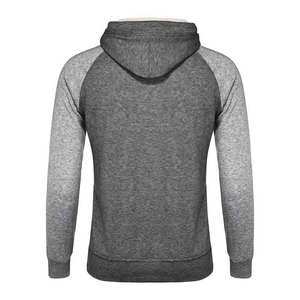 Sweat à capuche chaud en molleton 100% coton brodé pour homme, manches longues, veste de sport d'hiver - Product Image 5