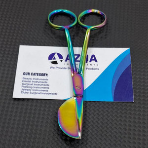 กรรไกรปากเป็ดใบมีดตรงสำหรับการตัดผ้าที่ถูกต้องในการตัดเย็บการเย็บปักถักร้อยการตัดเย็บและงานหัตถกรรม - Product Image 5