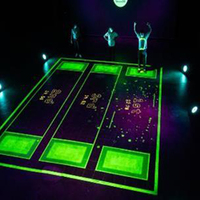 Équipement de jeu interactif pour parc d'attractions projecteur de sol interactif led