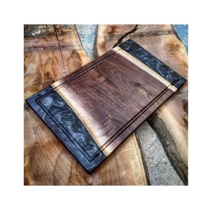 ถาดไม้อีพ็อกซี่เรซินทำด้วยมือสวยงามทนทานบอร์ดเสิร์ฟตกแต่งสำหรับรับประทานอาหารและของว่าง - Product Image 3