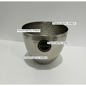 Bol à chocolat en acier inoxydable au design moderne, bol à bonbons décoratif unique en métal pour la maison, la vaisselle d'hôtel - Product Image 5