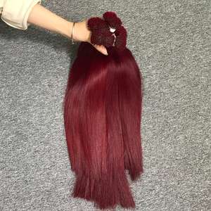 Premier Qualité I-Tips Extensions de Cheveux Humains Vietnamiens Naturel Droit Briquet Teinture Seulement Couleur Chaude Grand Stock Remy Cheveux - Product Image 2