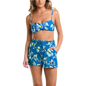 Adjustable Waistband <b>Women's</b> Board <b>Shorts</b> with Worsted Fabric Eco-Friendly & Breathable Quick-Dry Beach Trunks - Product Image 3