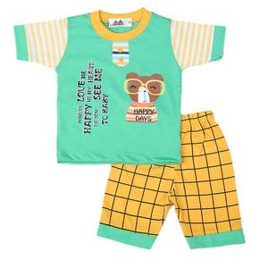 ชุดสูทเด็กชายแขนสั้น 4546 -สีเขียว - Product Image 1