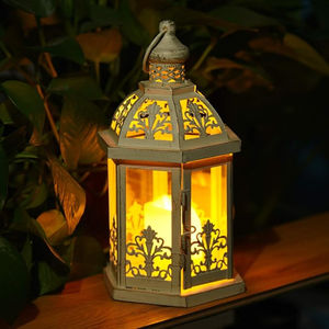 โคมไฟจัดโต๊ะโคมไฟโลหะตกแต่งแบบทันสมัยโคมไฟเหล็กสีขาวเหมาะสำหรับตกแต่งบ้านงานปาร์ตี้และงานอีเวนต์ - Product Image 4