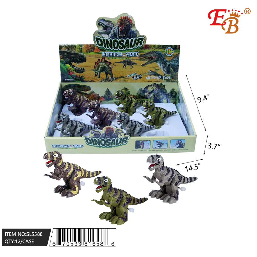 TYRANNOSARUS 144/72 12 шт./набор 12 шт. заводных игрушек