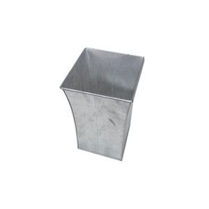 hot selling galvanized iron square flower <b>pot</b> garden home decorated galvanized planter <b>pot</b> used for home decoration - Product Image 1