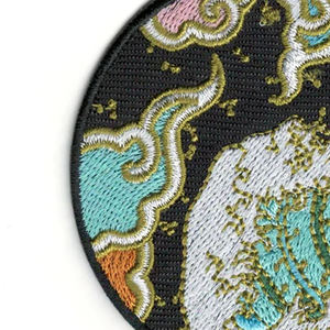 Patch brodé de dernière génération, tissu sergé, badge de nom en toile de haute qualité, appliqué pour vêtements, patch brodé personnalisé - Product Image 4