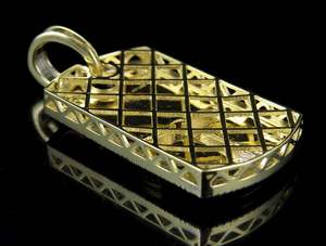 Rectangle Design <b>Cross</b> Pendant With Moissanite Diamond Iced Out S925 <b>Silver</b> Hip Hop Jewelry Custom Charm <b>Necklace</b> - Product Image 6