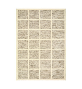 Alfombra Moderna Geométrica Hecha a Mano, Rectangular, de Lana, Antideslizante, con Base Extra Gruesa y Afelpada, para Sala de Estar y Uso Doméstico - Product Image 4