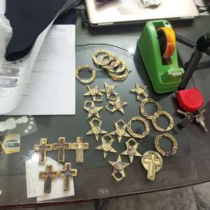 เครื่องประดับโลหะ ทุกชนิดของอัญมณี สามารถปรับแต่งเป็นเครื่องราชอิสริยาภรณ์เมสันได้ - Product Image 3