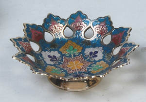 Atractivo Tazón de Metal Decorativo Hecho a Mano para Servir Dulces, con Acabado Plateado, Tazón para Servir Chocolate - Product Image 6