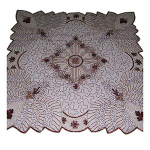 Nappe décorative légère de couverture de table de tissu élégante pour l'événement Premium de dessus de tables de thé et de centre de salle à manger - Product Image 1