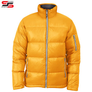 Men's high Quality Solid Zip up Oversize Puffer Jacket Winter Warm Custom Quilted Waterproof High Quality puffer Jackets - Product Image 5