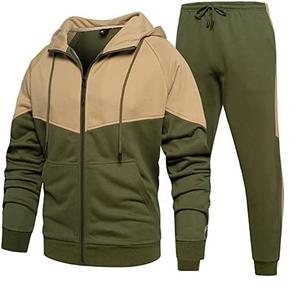 ชุดวอร์ม2ชิ้นชุดออกกำลังกายผ้าฟลีซระบายอากาศได้ดีสำหรับเล่นกีฬาฤดูหนาวโลโก้ได้ตามต้องการ - Product Image 1