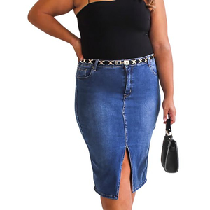 ชุดกางเกงยีนส์สำหรับผู้หญิงกระโปรงผ้ายีนส์บางปกติเซ็กซี่สไตล์ใหม่ - Product Image 5