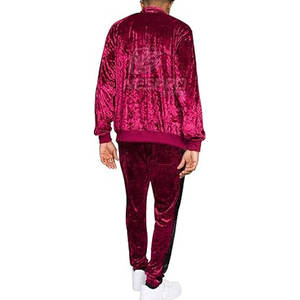 Vente en gros Survêtements en velours légers de qualité supérieure pour hommes Hiver Décontracté Solide Séchage rapide Écologique Respirant - Product Image 5