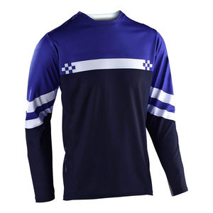 Design personnalisé 100% Polyester Micro Mesh Motocross Jersey Vêtements de sport de haute qualité Respirant Ne se décolore jamais Couleur Sublimation - Product Image 3