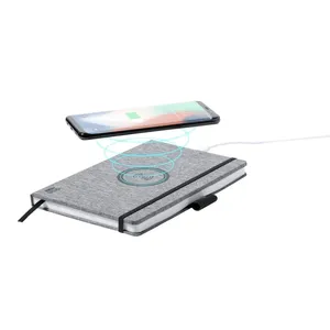 Agenda Charbuk in RPET con Copertina in Tessuto Ecologico Wireless, Design Minimalista, Articolo Promozionale - Product Image 2
