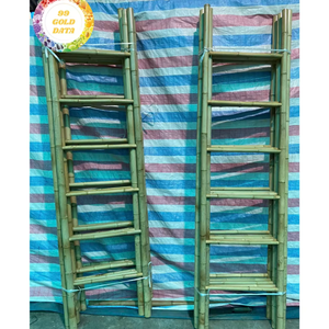 Escalera de bambú ecológica de Vietnam | Ligera y duradera | Perfecta para decoración del hogar, almacenamiento, exhibición y uso práctico - Product Image 1