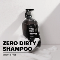 Korea Grafen Zero-Dirty Anti-Dandruff Shampoo 500ml Asam Hialuronat Minyak Biji Anggur Pembersih Mendalam Menutrisi Pertumbuhan Rambut Rontok