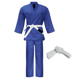 Embroidered Karate Uniform and Belt Light <b>Weight</b> <b>Men</b> Women's Martial Arts Uniforms Professional Competition Customized Logos - Product Image 5