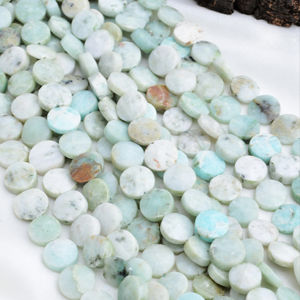 อเมซอนไนต์ทรงกลมเจียระไน 12 เส้น สำหรับทำเครื่องประดับชั้นดี ราคาพิเศษ - Product Image 1