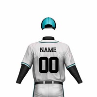 2025 nouvelle conception personnalisée uniformes de baseball de haute qualité prix de gros hommes 100% polyester uniforme de baseball pour les jeunes et les adultes